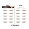 O.TWO.O 3D Simulation Eyebrow Stickers Waterproof Like Brow Hair Makeup Easy To Wear Long Lasting Nutural Brows Tattoo Sticker Ja Inovei