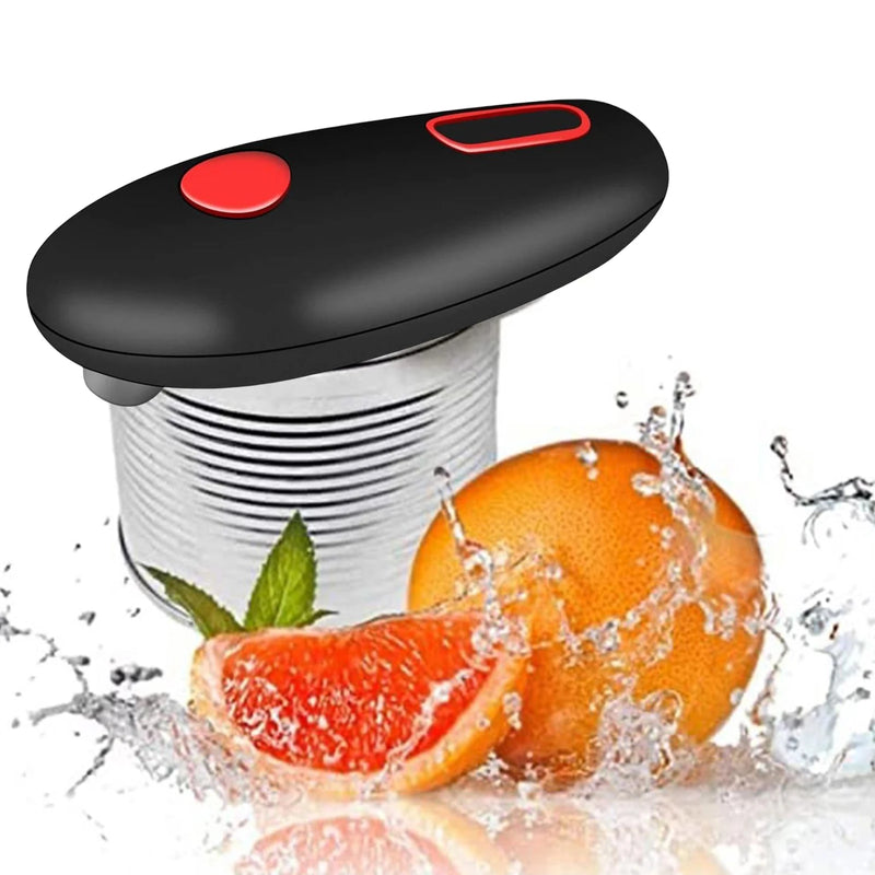 Electric Can Opener Mini One Touch Automatic Smooth Edges Jar Can Tin Touch No Sharp Edges Handheld Jar Openers Kitchen Bar Tool Ja Inovei