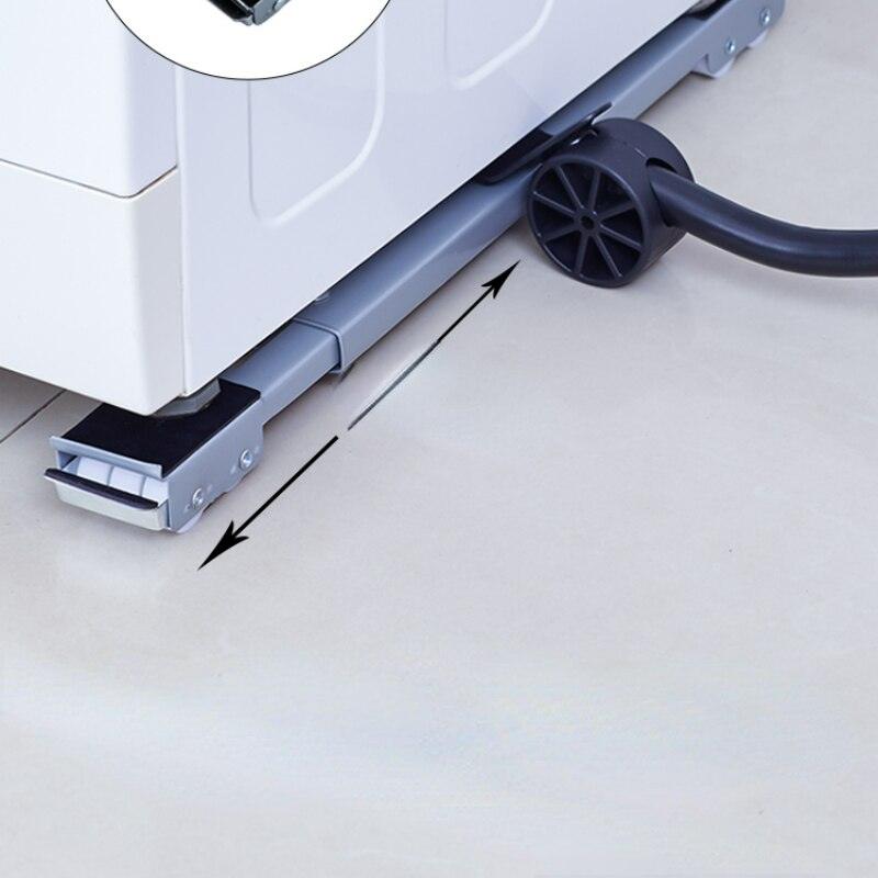 2PCS Washing Machine Bracket Raised Base Movable Refrigerator Mobile Roller Bracket Non-slip Kitchen Accessories Ja Inovei